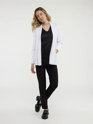 Cardigan en tricot ouvert