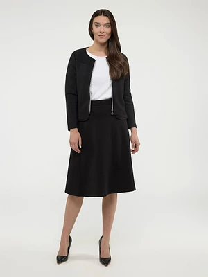 Cardigan semi-ajusté à manches longues