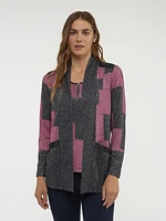 Long-sleeve semi-fitted t-shirt