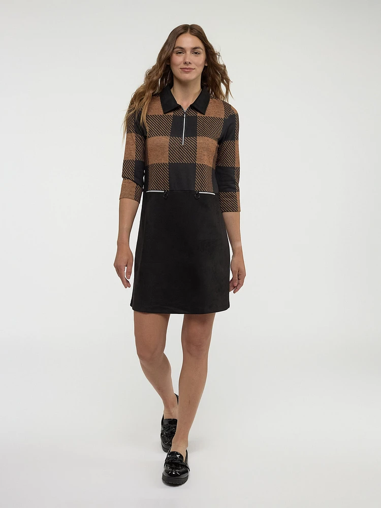 Robe midi en tricot