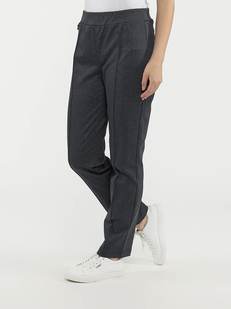Straight semi-fitted pull-on pant - Petite