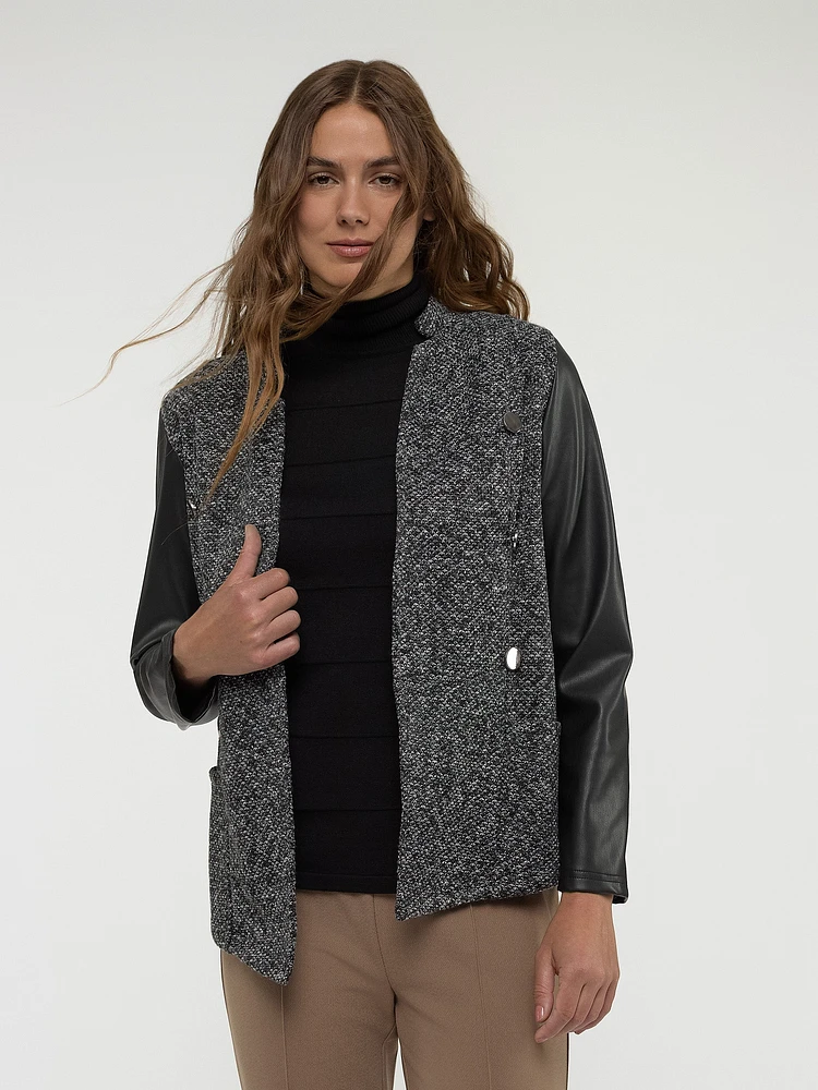 Veste semi-ajustée en tricot