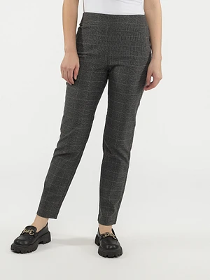 Pantalon droit semi-ajusté à enfiler - Petite