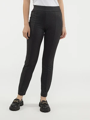 Pantalon habillé étroit semi-ajusté à enfiler