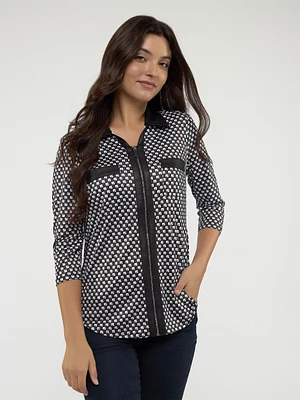 Blouse à manches 3/4