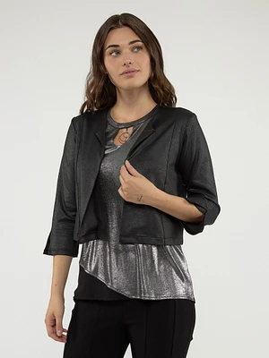 Cardigan semi-ajusté à manches 3/4