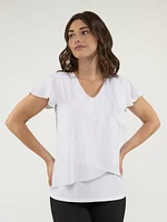 T-shirt semi-ajusté à manches courtes