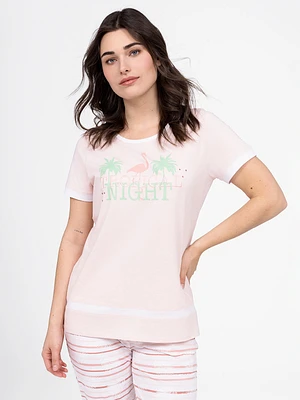 Haut de pyjama semi-ajusté