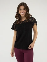 T-shirt semi-ajusté à manches courtes