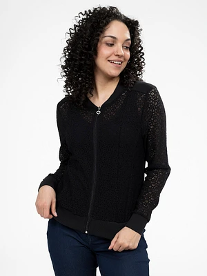 Cardigan semi-ajusté à manches longues