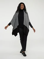 Knit poncho