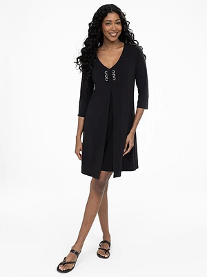 Midi knit dress