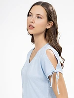 T-shirt semi-ajusté à manches courtes
