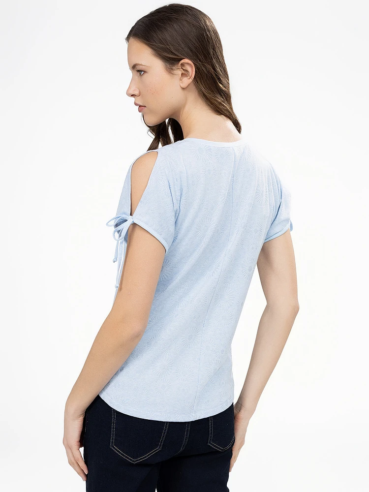 T-shirt semi-ajusté à manches courtes