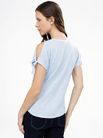 T-shirt semi-ajusté à manches courtes