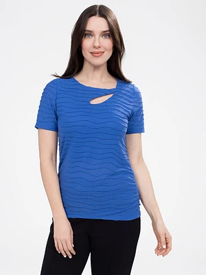 T-shirt semi-ajusté à manches courtes