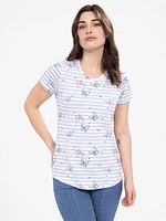 T-shirt semi-ajusté à manches courtes