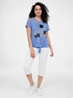 T-shirt semi-ajusté à manches courtes