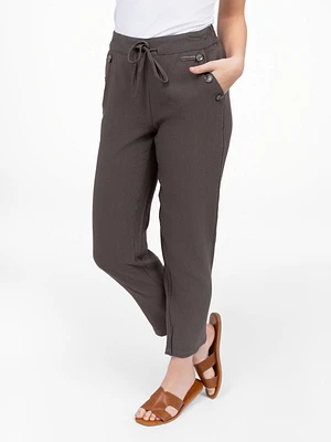 Pantalon habillé étroit à la cheville enfiler