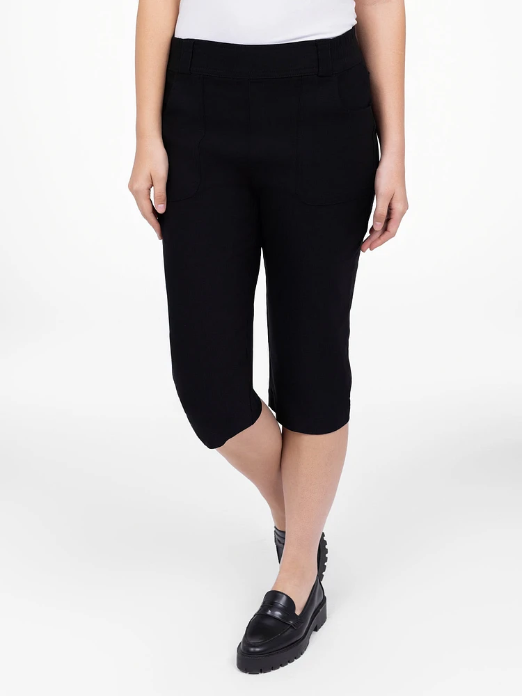 Pull-on capri
