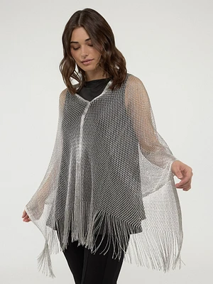 Poncho en tricot