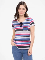 T-shirt semi-ajusté à manches courtes