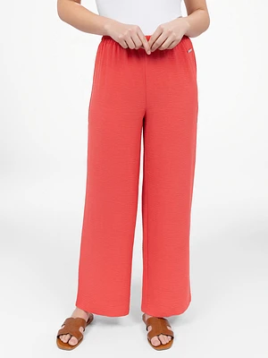 Pantalon habillé droit à enfiler