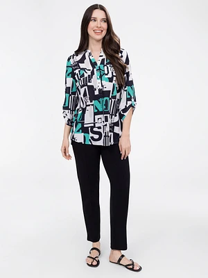Blouse à manches 3/4