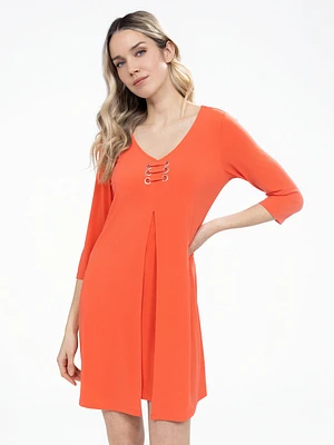 Robe midi en tricot