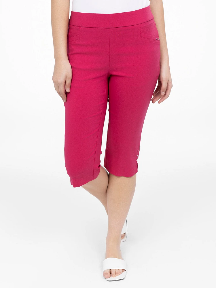 Pull-on capri