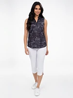 Semi-fitted tank top