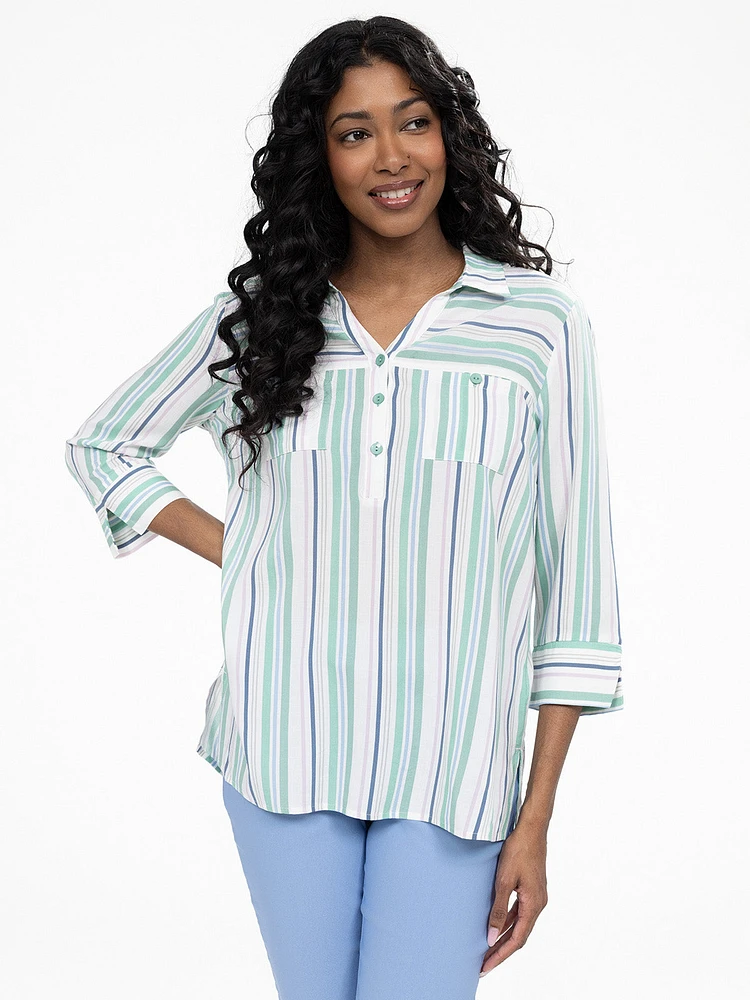 3/4 sleeve blouse