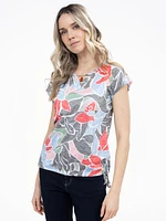 T-shirt semi-ajusté à manches courtes