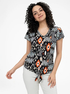 T-shirt semi-ajusté à manches courtes