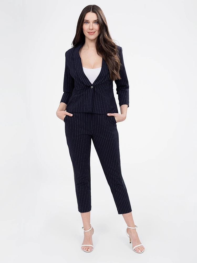 Veston semi ajusté à manches 3/4