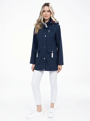 Manteau mi-cuisse semi-ajusté