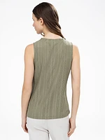 Semi-fitted tank top