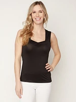 Semi-fitted tank top