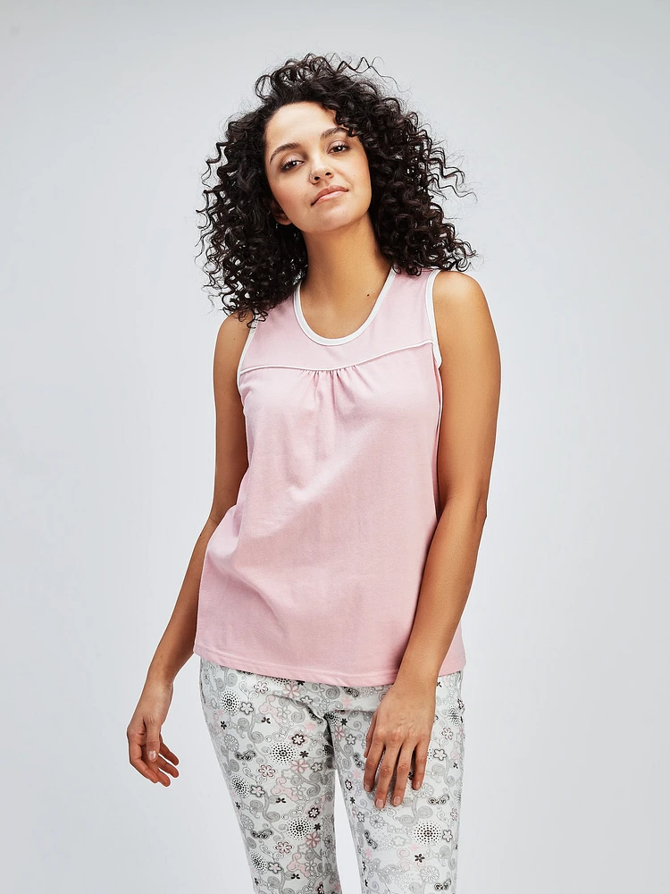 Pyjama tank top