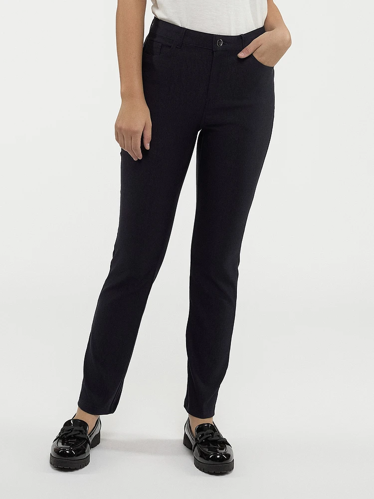 Straight semi-fitted pant - Petite