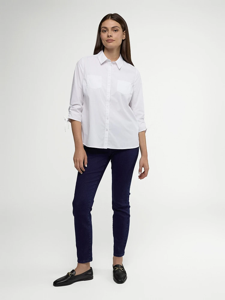 Blouse à manches longues avec boutons