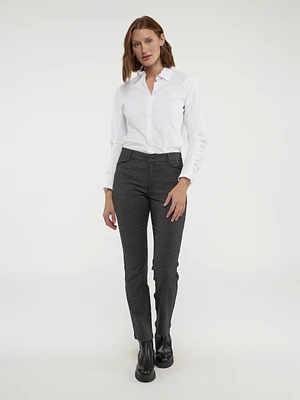 Long-sleeve tunic with buttons