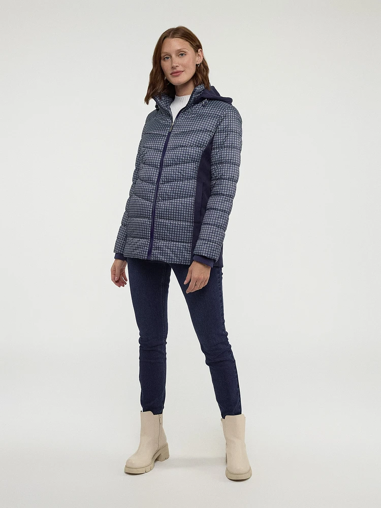 Manteau coquille mi-cuisse