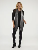 3/4-sleeve semi-fitted tunic
