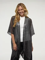 Poncho en tricot