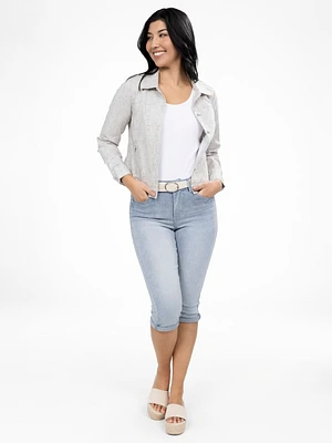Semi-fitted blazer