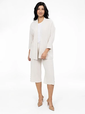 Semi-fitted blazer
