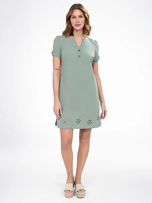 Straight midi dress
