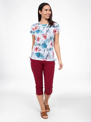 T-shirt semi-ajusté à manches courtes