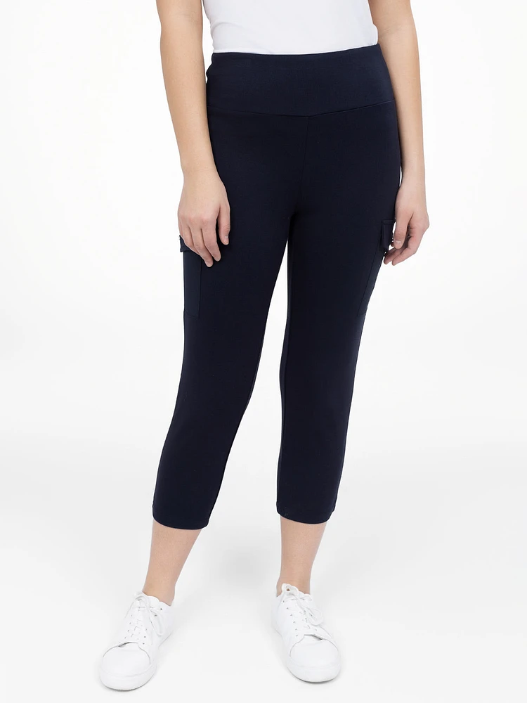 Straight pull-on capri